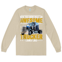 Mushroom awesome trucker big rig semi trailer truck driver gift men tank top Long Sleeve Tee - linhVisuals