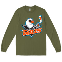Army Green san diego gulls Long Sleeve Tee - linhVisuals