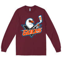Burgundy san diego gulls Long Sleeve Tee - linhVisuals