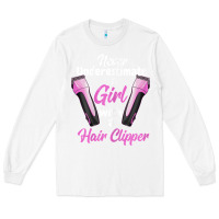 White barber shirts for women   funny hairdresser barber t shirt Long Sleeve Tee - linhVisuals