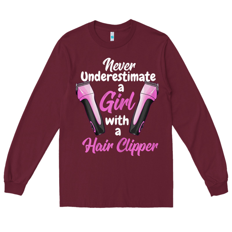 Barber Shirts For Women   Funny Hairdresser Barber T Shirt Long Sleeve Tee by linhVisuals | Teevron
