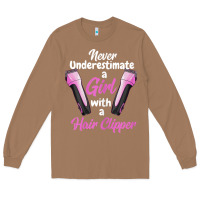Toasted Coconut barber shirts for women   funny hairdresser barber t shirt Long Sleeve Tee - linhVisuals