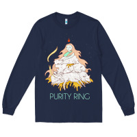 Navy purity ring müsïc Long Sleeve Tee - linhVisuals