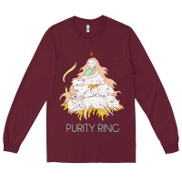 Burgundy purity ring müsïc Long Sleeve Tee - linhVisuals