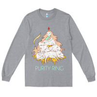Heather Grey purity ring müsïc Long Sleeve Tee - linhVisuals
