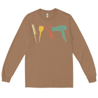 Toasted Coconut barber vintage hairdresser hairstylist cosmetologist t shirt Long Sleeve Tee - linhVisuals