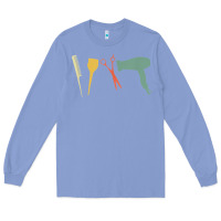 Colony Blue barber vintage hairdresser hairstylist cosmetologist t shirt Long Sleeve Tee - linhVisuals