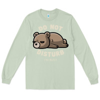 Matcha do not disturb i'm busy funny lazy gift Long Sleeve Tee - linhVisuals