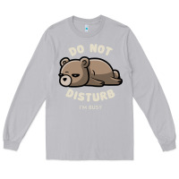 Moon Dust do not disturb i'm busy funny lazy gift Long Sleeve Tee - linhVisuals
