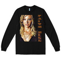 Black faith hill Long Sleeve Tee - linhVisuals