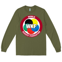 Army Green #world karate federation Long Sleeve Tee - linhVisuals