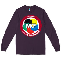 Plum #world karate federation Long Sleeve Tee - linhVisuals