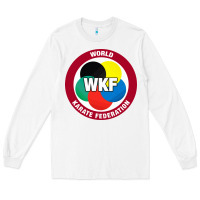 White #world karate federation Long Sleeve Tee - linhVisuals