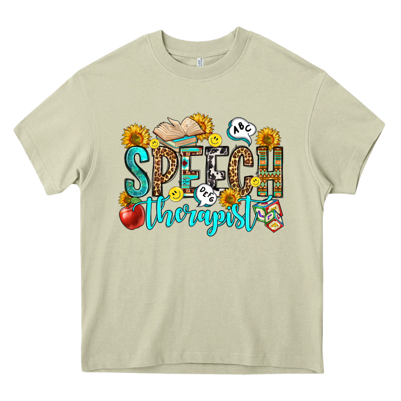 Speech Therapist Heavy Core Tee by OliviaCreatesArt | Teevron