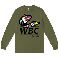 Army Green #world boxing council Long Sleeve Tee - linhVisuals