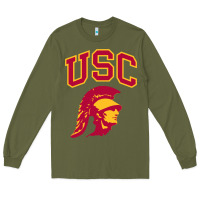 Army Green #usc Long Sleeve Tee - linhVisuals