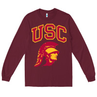 Burgundy #usc Long Sleeve Tee - linhVisuals