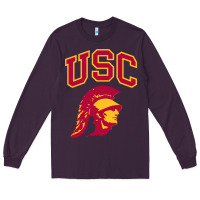 Plum #usc Long Sleeve Tee - linhVisuals