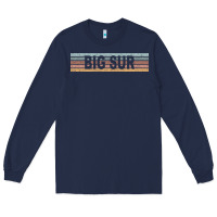 Navy big sur california ca usa retro sweatshirt Long Sleeve Tee - linhVisuals