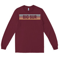 Big Sur California Ca Usa Retro Sweatshirt Long Sleeve Tee | Teevron