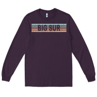 Plum big sur california ca usa retro sweatshirt Long Sleeve Tee - linhVisuals