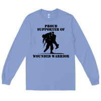 Colony Blue wounded war Long Sleeve Tee - linhVisuals