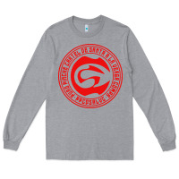 Heather Grey cartel de santa Long Sleeve Tee - linhVisuals