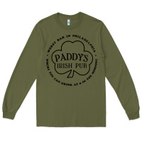 Army Green paddys irish pub Long Sleeve Tee - linhVisuals