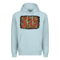 Blue Mist mexico pattern background Premium Hoodie - Artiststas