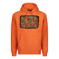 Carrot mexico pattern background Premium Hoodie - Artiststas