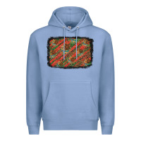 Colony Blue mexico pattern background Premium Hoodie - Artiststas