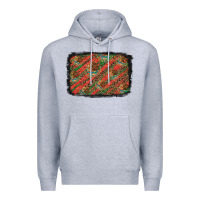 Heather Grey mexico pattern background Premium Hoodie - Artiststas