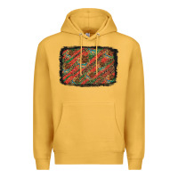 Mustard mexico pattern background Premium Hoodie - Artiststas
