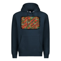 Navy mexico pattern background Premium Hoodie - Artiststas