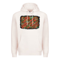 Pale Pink mexico pattern background Premium Hoodie - Artiststas