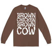 Chestnut brown chicken brown cow Long Sleeve Tee - linhVisuals