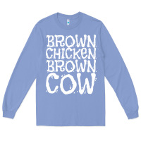Colony Blue brown chicken brown cow Long Sleeve Tee - linhVisuals