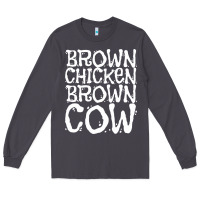 Smoke brown chicken brown cow Long Sleeve Tee - linhVisuals