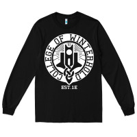Black college of winterhold Long Sleeve Tee - linhVisuals