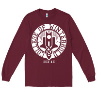 Burgundy college of winterhold Long Sleeve Tee - linhVisuals