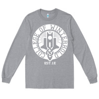 Heather Grey college of winterhold Long Sleeve Tee - linhVisuals