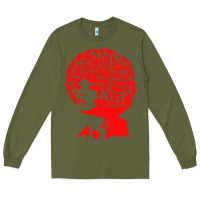 Army Green angela davis political activist Long Sleeve Tee - linhVisuals