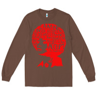 Chestnut angela davis political activist Long Sleeve Tee - linhVisuals