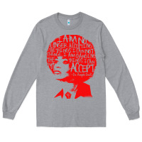 Heather Grey angela davis political activist Long Sleeve Tee - linhVisuals