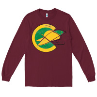 Burgundy california golden seals Long Sleeve Tee - linhVisuals