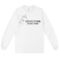 White studio ghibli2 Long Sleeve Tee - linhVisuals