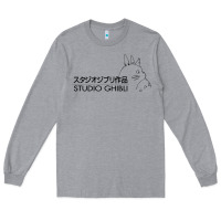 Heather Grey studio ghibli3 Long Sleeve Tee - linhVisuals