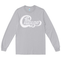 Moon Dust chicago retro styled faded design Long Sleeve Tee - linhVisuals