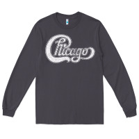 Smoke chicago retro styled faded design Long Sleeve Tee - linhVisuals