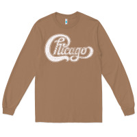 Toasted Coconut chicago retro styled faded design Long Sleeve Tee - linhVisuals